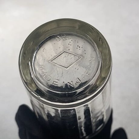 昭和期アンカーグラス 小サイズ  高さ約9cm  SGF刻印  MADE IN JAPAN  気泡ガラス ヴィンテージグラス