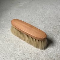 平野ブラシ  手植え水雷型 洋服ブラシ カシミヤのお手入れも問題ない上質ブラシ  希少品 デッドストック 未使用品