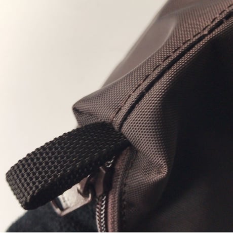 Herve Chapelier エルベシャプリエ  トラベルポーチS  モカ  2785N  コスメポーチ  小物入れ  インバッグ  ダークブラウン  中古美品  made in France