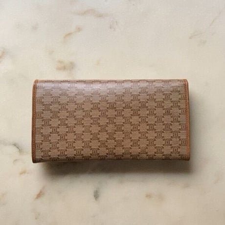 CELINE  オールドセリーヌ  マカダム  Wレターフラップ  ロングウォレット 長財布