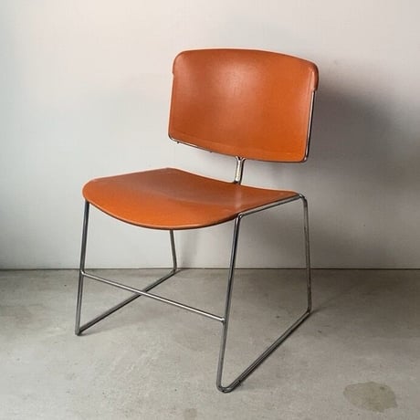 Steelcase社製 スタッキングチェア 50s 60s ミッドセンチュリー スチールケース  古い椅子 アメリカヴィンテージ USA ダイニング