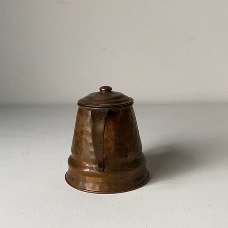 GREGORIAN COPPER社 グレゴリアン コッパー  シュガーポット  アメリカ製 ヴィンテージ 銅製品 蓋付き容器  良品 made in USA