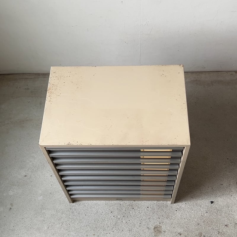 LION ライオン 4010-B4 ラージスチールレターケース 10杯小引き出し