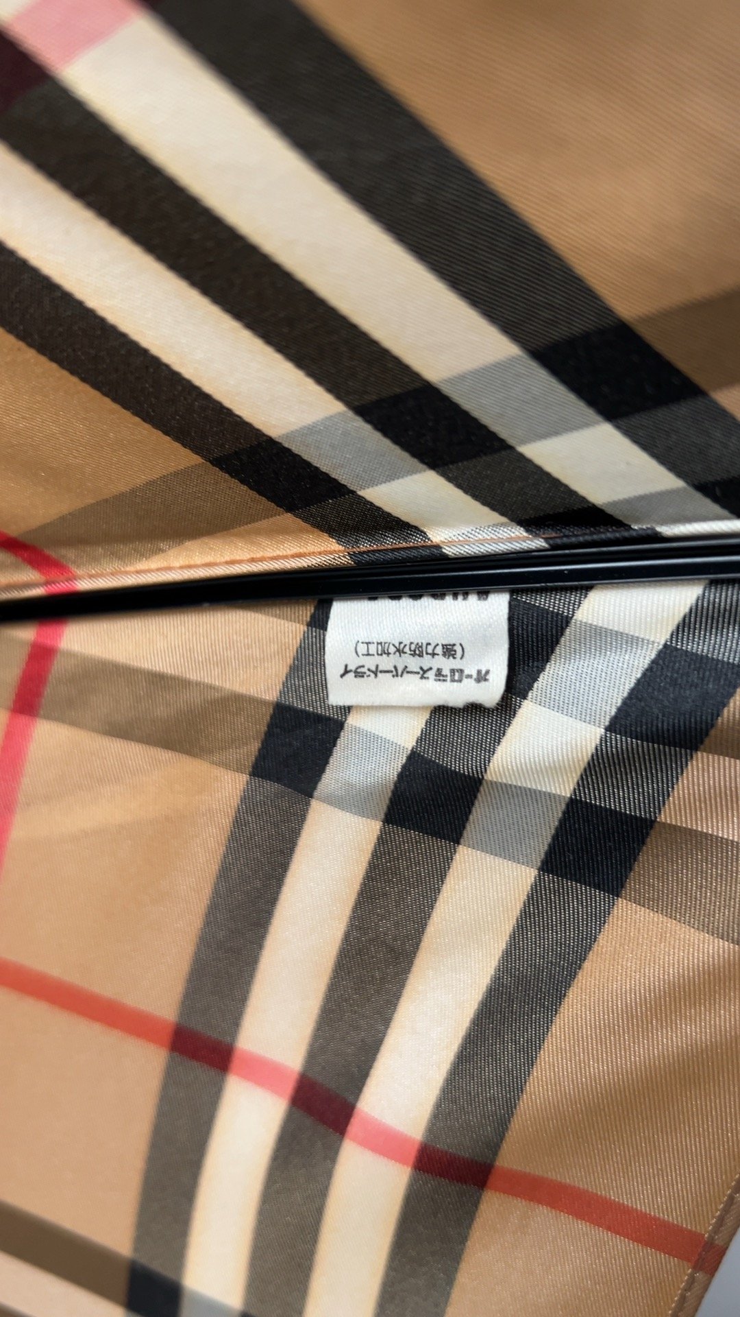 BURBERRYS バーバリーズ 木製紳士傘 ノバチェック ベージュ オールド