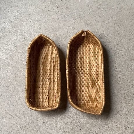 小さい柳行李 22cm  古い飯行李  おむすび箱  お弁当箱  ヴィンテージクラフト  昭和期