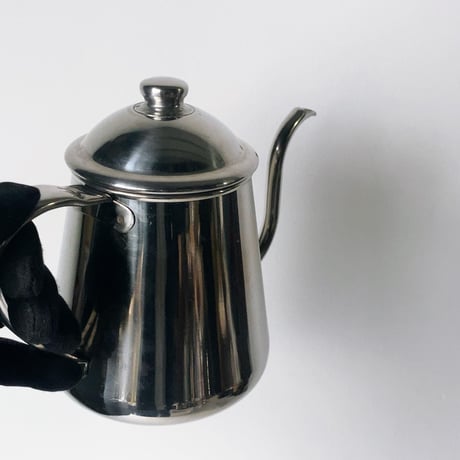 TAKAHIRO タカヒロ　コーヒードリップポット 0.9L  18-8ｽﾃﾝﾚｽ  900ml(5～7杯用) 業務用 珈琲器具 高級ポット 中古品