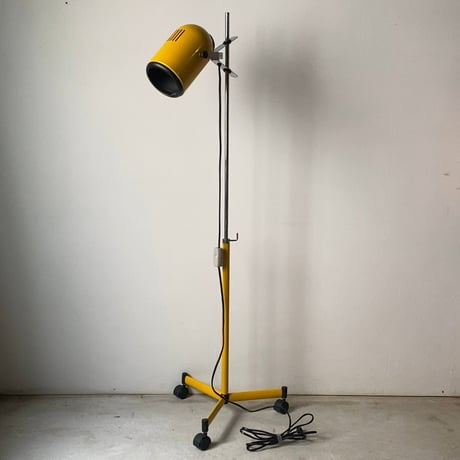 SWAN DENKI スワン電器  ヴィンテージ フロアライト フロアスタンド  間接照明 照明器具  イエロー/ブラック  ジャパンヴィンテージ 珍品 完品