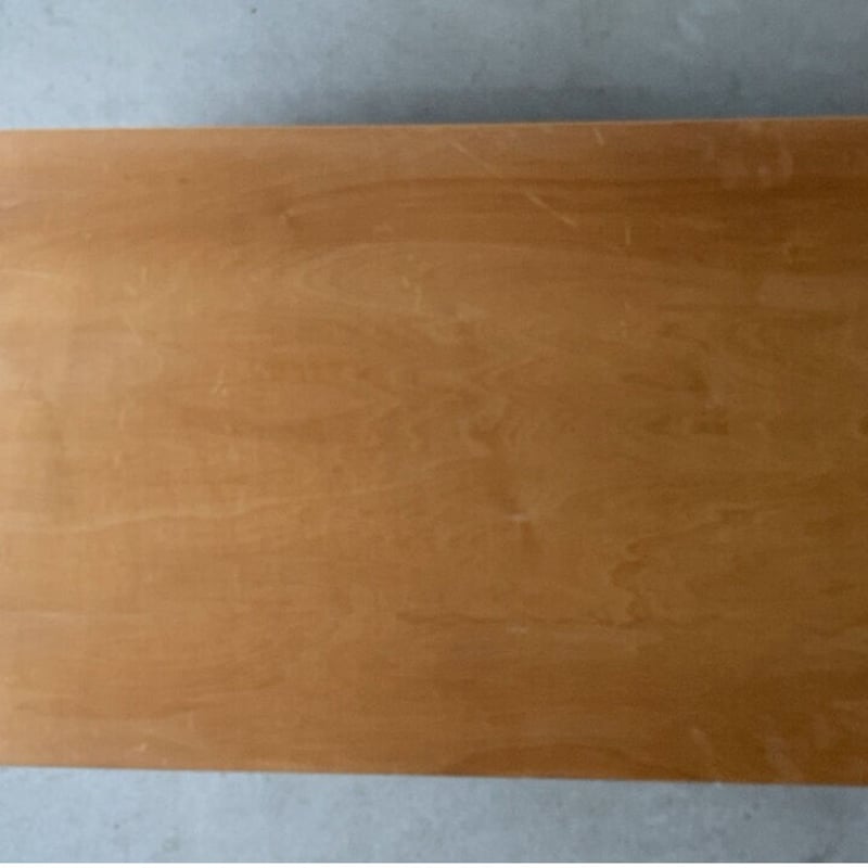 昭和の折り畳み木製裁縫机 2台セット ナチュラルな素地に簡素な鉄の