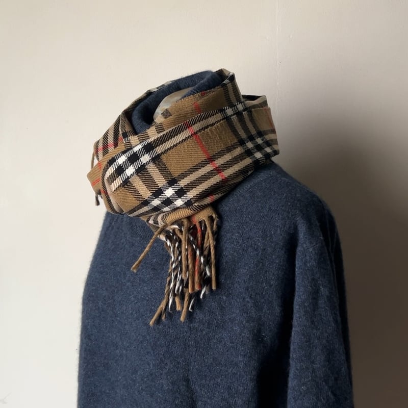BURBERRYS バーバリーズ LAMBSWOOL 100% ラムウール マフラー BURBERRYS バーバリーズ LAMBSWOOL 100% ラムウール マフラー