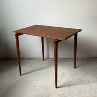 Yamaguchi 山口木材工芸　サイドテーブル コーヒーテーブル ミニテーブル 1970s ジャパンヴィンテージ  木製無垢/真鍮  美品