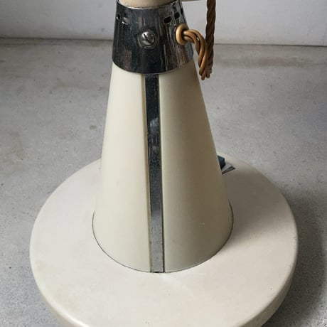 Toshiba 東芝  東京芝浦電気  ヴィンテージ扇風機 ランプ付き 一体型ライト 近未来デザイン 1960s タワー型ランプ レトロ家電 希少 幻の逸品 稼働品 良品　A(ホワイト)