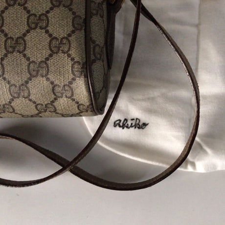 GUCCI オールドグッチ ショルダーバッグ　GG柄 コーティングキャンバス 保存袋付き  56.02.004  中古美品　ヴィンテージバッグ