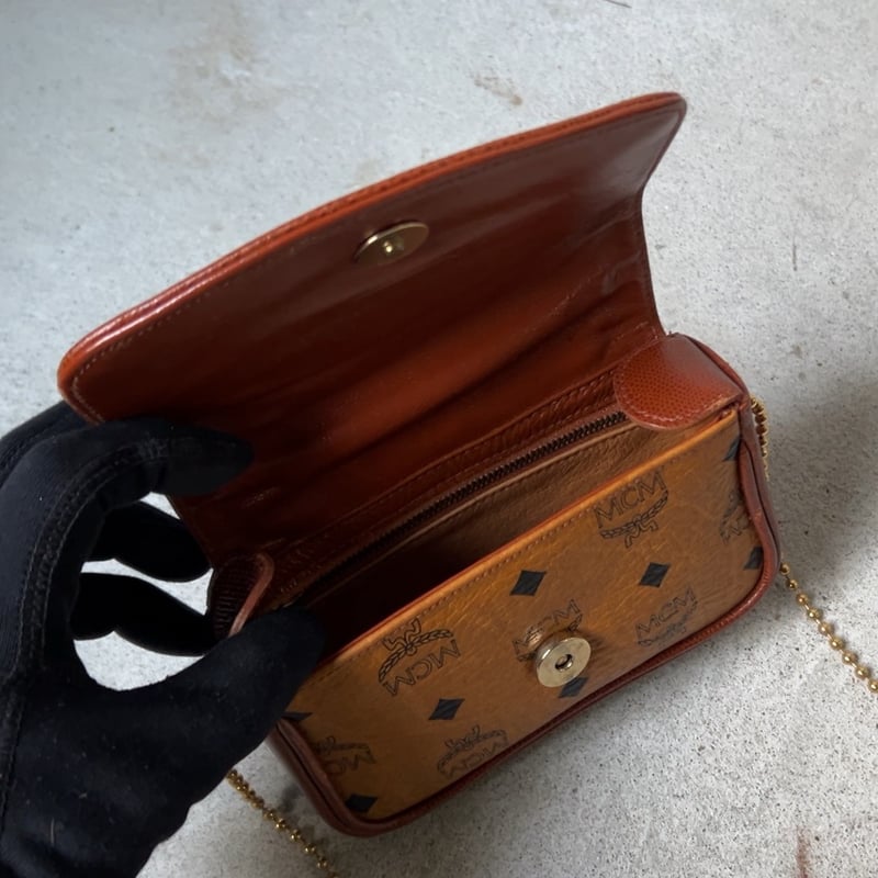 MCM オールドエムシーエム ヴィセトス柄 モノグラム コニャック ボール