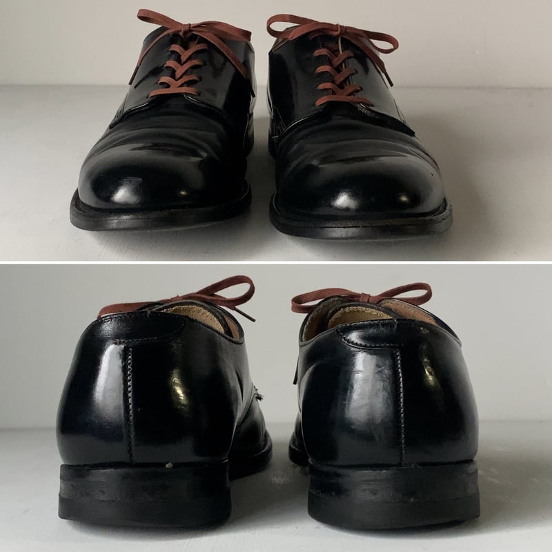 80s US NAVY サービスシューズ 約9インチ(27㎝)相当 USA製 80s US NAVY サービスシューズ 約9インチ(27㎝)相当 USA製