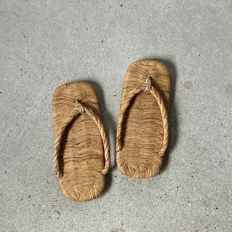 竹皮草履（たけかわぞうり）未使用品 日本の伝統的な履物 わらじ せっ