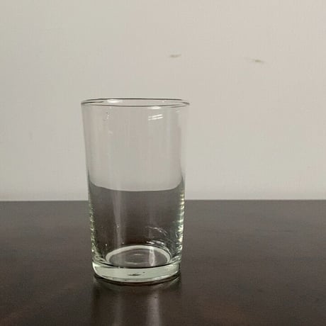 GLASS WARE TUMBLER SET  ヴィンテージ 瓶ビールグラス 5個セット ごく普通のシンプルな古いミニグラス 未使用品 デッドストック