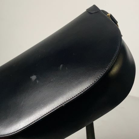 Christian Dior クリスチャン ディオール　ヴィンテージディオール レザーショルダーバッグ CDエンブレム ゴールド金具 保存袋 箱付き