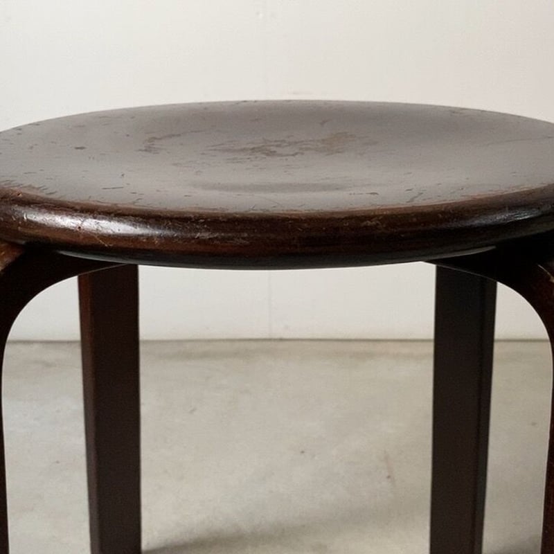 昭和レトロ レアヴィンテージ　LARK 丸椅子 スタッキングスツール 2脚セット 昭和レトロ レアヴィンテージ LARK 丸椅子 スタッキングスツール