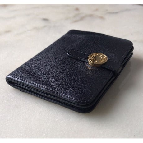 HERMES エルメス  ドゴンコンパクト  コインケース   トゴ   ブラック／ゴールド金具   □A刻印  中古