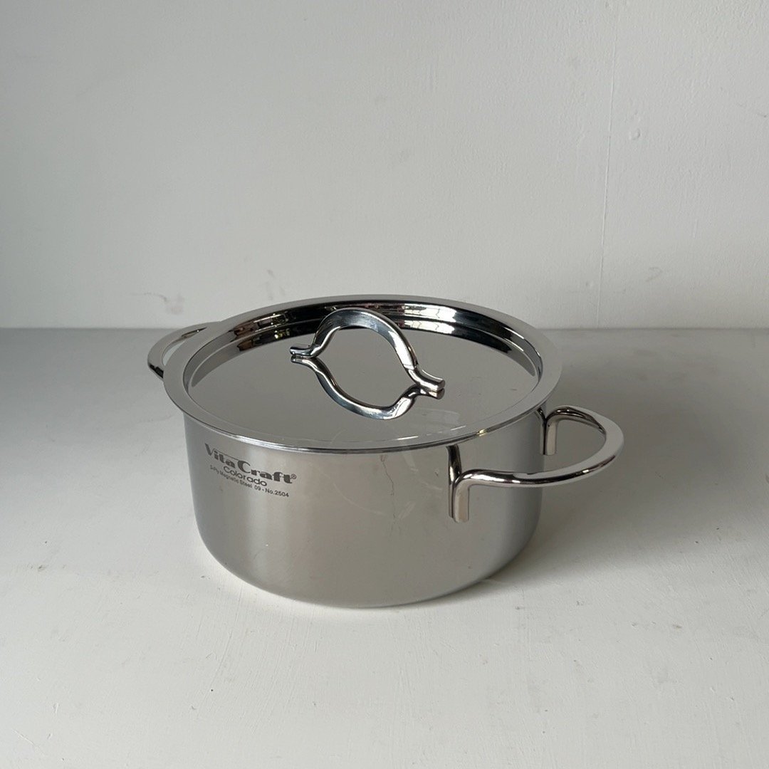 【新品未使用】ビタクラフト コロラド両手鍋 20cm No.2504 Amazon.co.jp: ビタクラフト 両手鍋 IH対応 ステンレス 蓋付 10