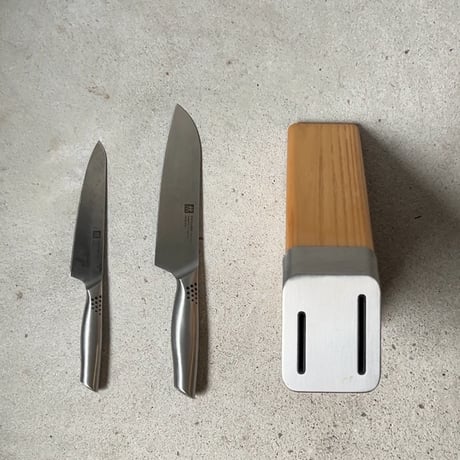 ZWILLING  ツヴィリング J.A. ヘンケルス  セルフシャープニングナイフブロックセット  包丁2本+キッチンハサミ1本　キッチンツール　中古美品