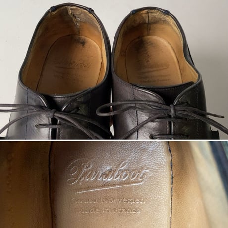Paraboot パラブーツ  シャンボード  ダークブラウン size 8 1/2 Uチップ paratex ラバーソール 中古品