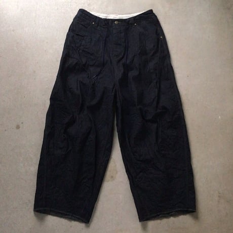 ネペンテス(needles・ニードルス) H.D. PANT  ヒザデルパンツ デニム  ペインターパンツタイプ　レディース  サイズ 1  中古極美品