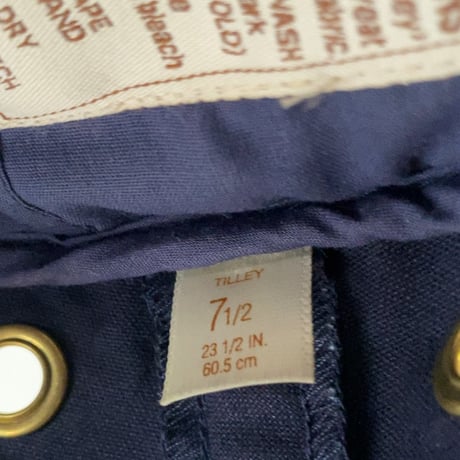 Tilley HAT  ティリーハット　Tilley Endurables 1−800endures ネイビー size7 1/2  60.5cm カナダ製　中古美品