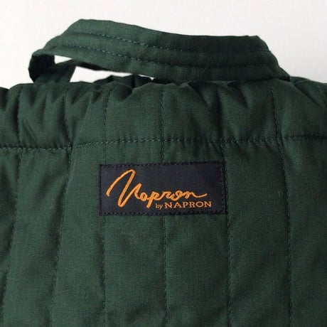NAPRON ナプロン  QUILTING PATIENTS BAG キルティングペーシェンツバッグ  グリーン   新品同様  中古極美品. 日本製