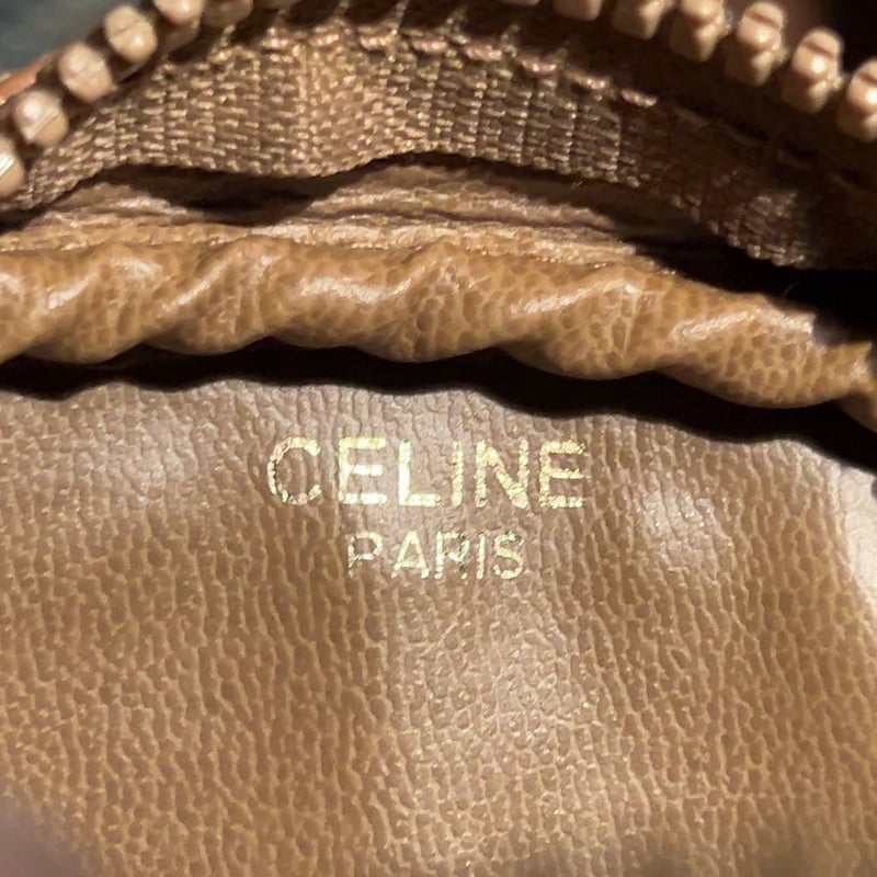 美品✨セリーヌ　フーデッドパーカー　トリオンフ　マカダムC 総柄　Lサイズ CELINE セリーヌ パーカー ジップアップ ネイビー トリオンフ
