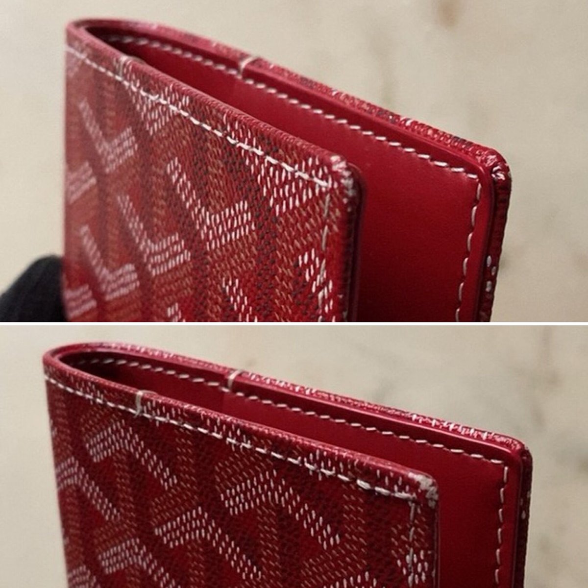 GOYARD ゴヤール 手帳カバー ルージュ 赤 ボルドー CAMBONPMLTY02