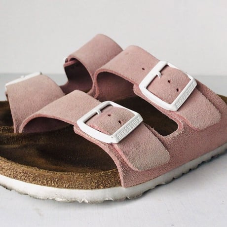 BIRKENSTOCK ビルケンシュトック Arizona SFB  アリゾナ ソフトフットベット ローズ(ライトピンク) size 37 (24cm) 中古品