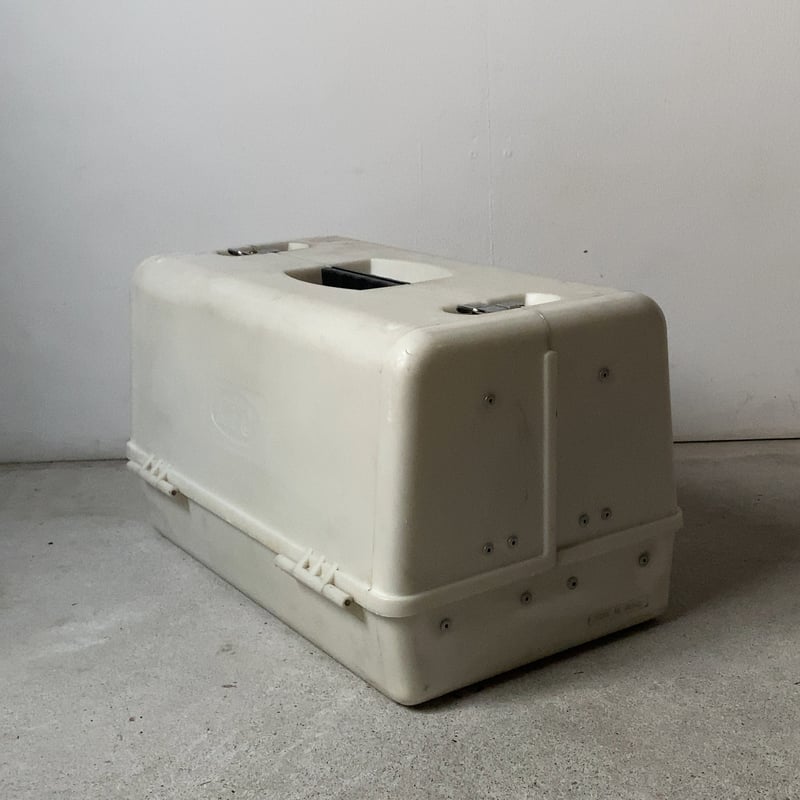 KTC ケーティーシー オールドツールボックス 白/黒 両開き 古い工具箱