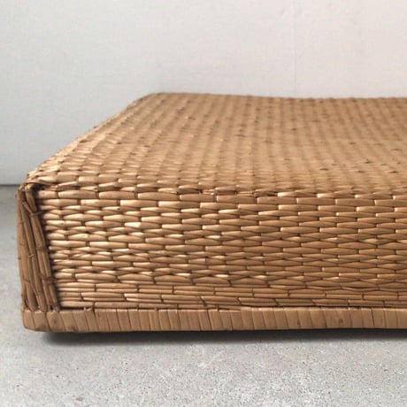 柳行李 平箱 62cm   衣装箱 端切れ入れ 道具箱  手仕事 工芸品 民藝 柳編み 城崎郡柳行李