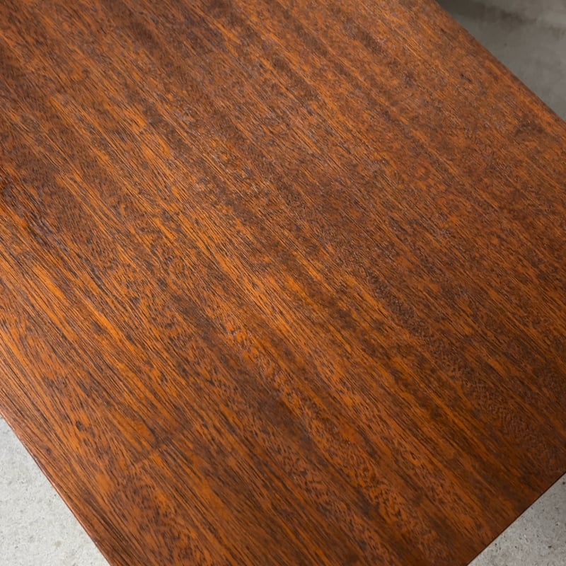 ラワン無垢材 古く小さいローテーブル ミニテーブル コーヒーテーブル