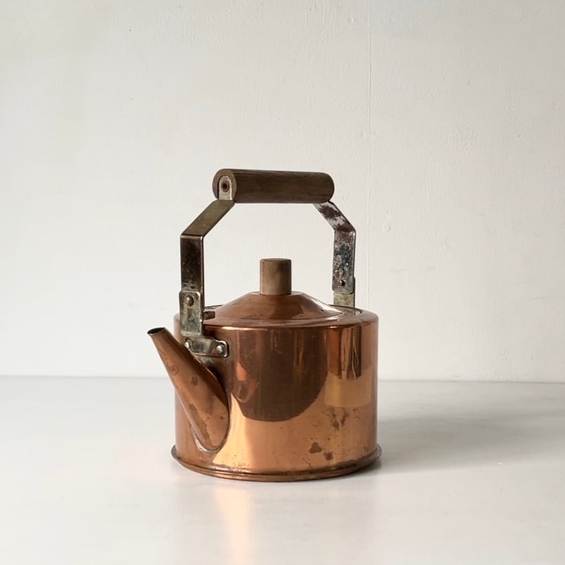GLINTCOPPER グリントカッパー ヴィンテージ純銅ケトル 2.0L 木製無垢