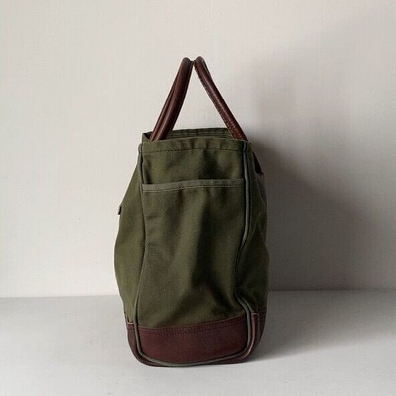 Duluthpack ダルースパック スポーツマントート モスグリーン×ダーク