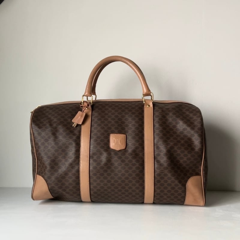 CELINE オールドセリーヌ トリオンフ(マカダム) 総柄 ボストンバッグ