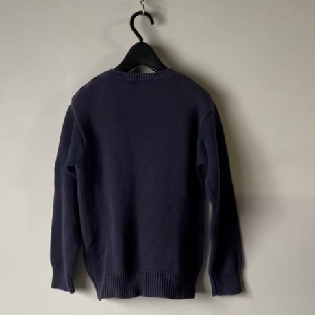 RALPH LAUREN ラルフローレン 星条旗 コットンセーター RLロゴ有り size 160  ヴィンテージ POLO ポロ 中古良品