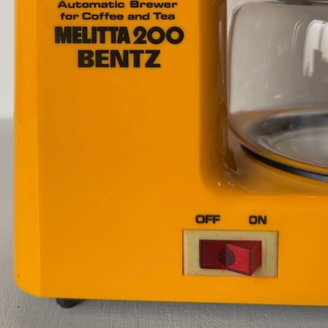 melitta 200 BENTZ  メリタ 200 ベンツ  コーヒーメーカー 70s 80s  ヴィンテージ家電 レトロ家電 ドイツ家電 デッドストック 箱 保証書 付属品ありの未使用品