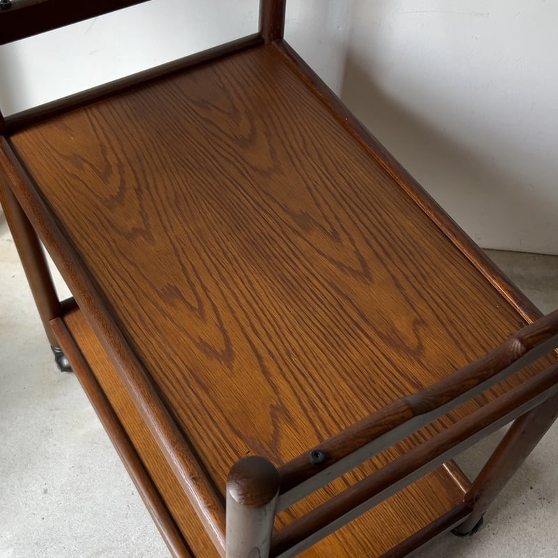 キツツキ飛騨産業ワゴン HIDA 飛騨産業 キツツキ マーク 3段キャスターワゴン キッチン