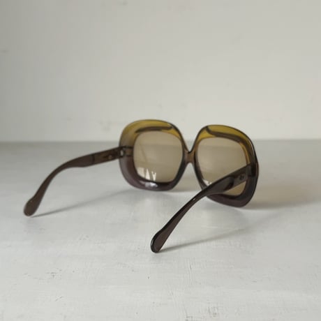 Christian Dior クリスチャンディオール ヴィンテージサングラス  アイウェア 眼鏡 ダークグリーン 鶯色 オールドディオール 中古品（難あり)