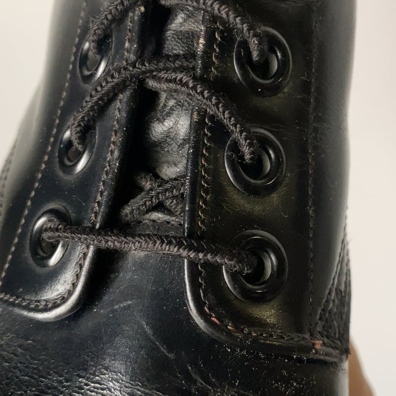 60s US NAVY ミリタリーワークブーツ 8インチ 米軍アーミー 6ホール