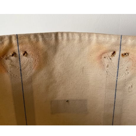 LLBean (オールド エルエルビーン) 70s後期 ラージトート レザーハンドル/キャンバス  レッド/キナリ  ヴィンテージ トートバッグ 鞄  made in usa