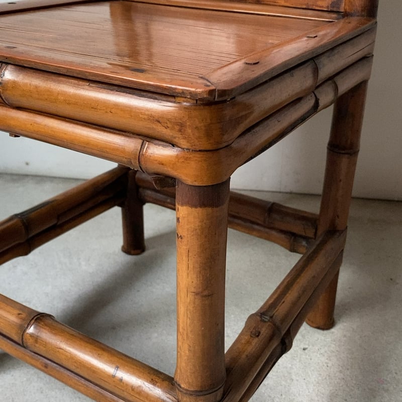 竹　バンブーチェア　折りたたみチェア　レトロ　アンティーク　ガーデンチェア 楽天市場】【在庫限り廃番予定】[ハンドルアップ