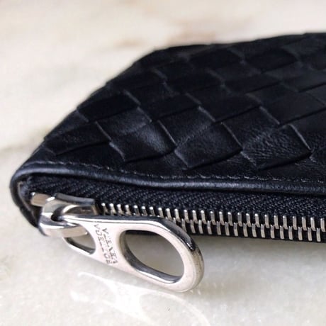 BOTTEGA VENETA  ボッテガ ヴェネタ  イントレチャート コインケース ブラック 中古美品