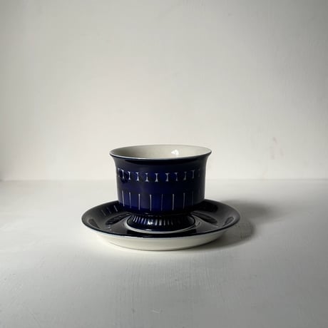 ARABIA アラビア (オールドアラビア) Valencia バレンシア コーヒーカップ＆ソーサー ハンドペイント 北欧ヴィンテージ 廃盤品　商品No.1