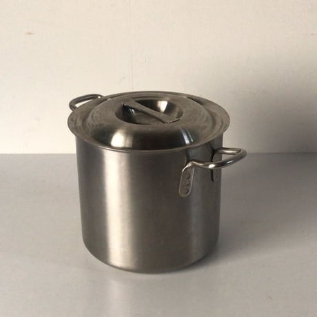 HOMMA 本間製作所 KOINU 子犬印 プロデンジ ステンレス製  小さい寸胴鍋  蓋有 18cm 超厚底 業務用 プロ仕様  SUS444規格  中古美品  made in  JAPAN
