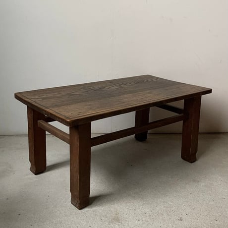 昭和期の小さい座卓  古い文机 ローテーブル 飾り台 飾り彫り和家具 古家具 ジャパンヴィンテージ