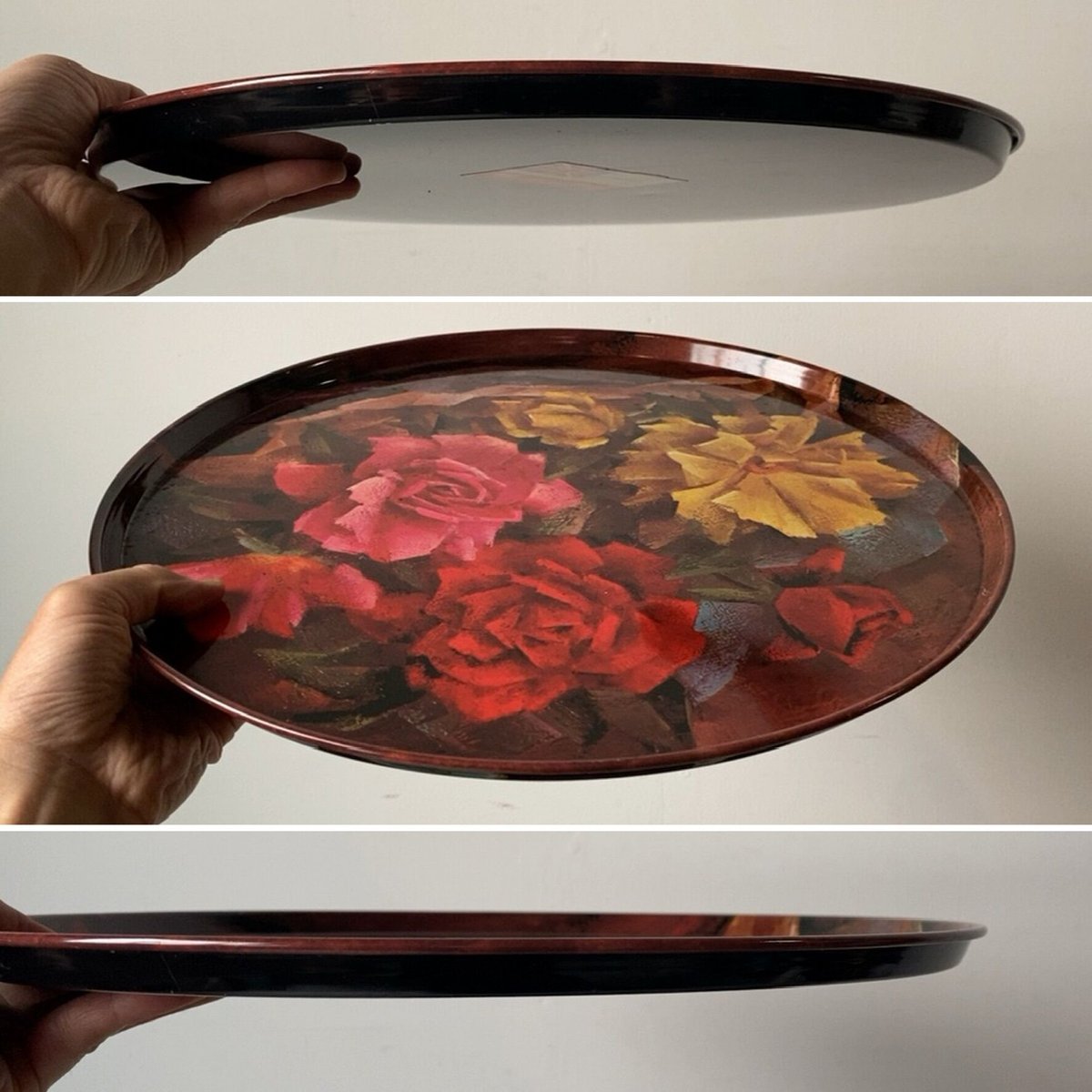 WorcesterWare ウースターウェア イギリス製 薔薇柄トレー
